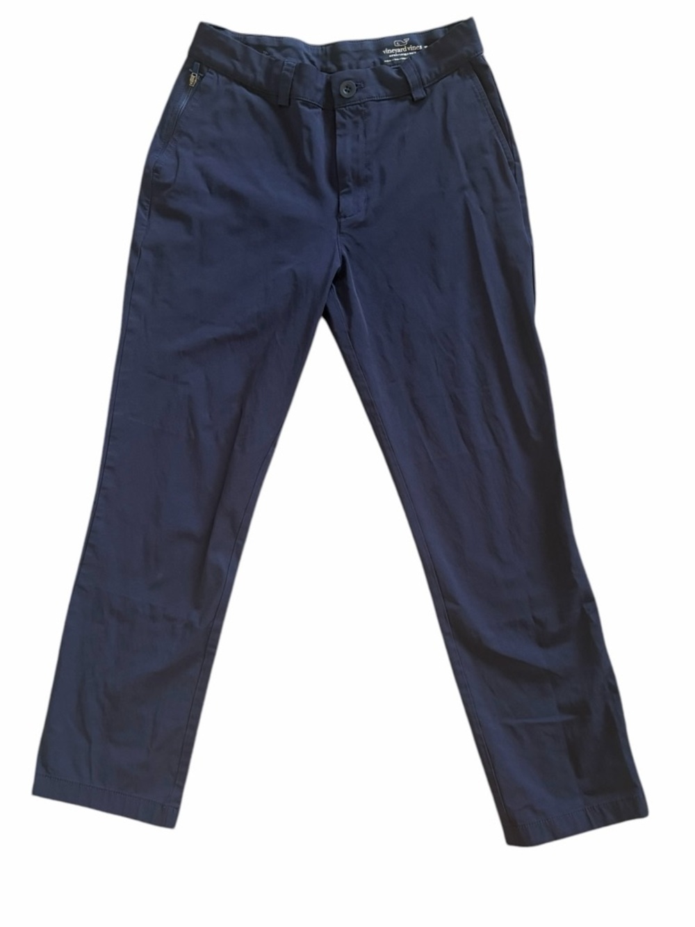 Vineyard Vines Boys Performance Pants Size 14 Navy Blue Stretch Chinos